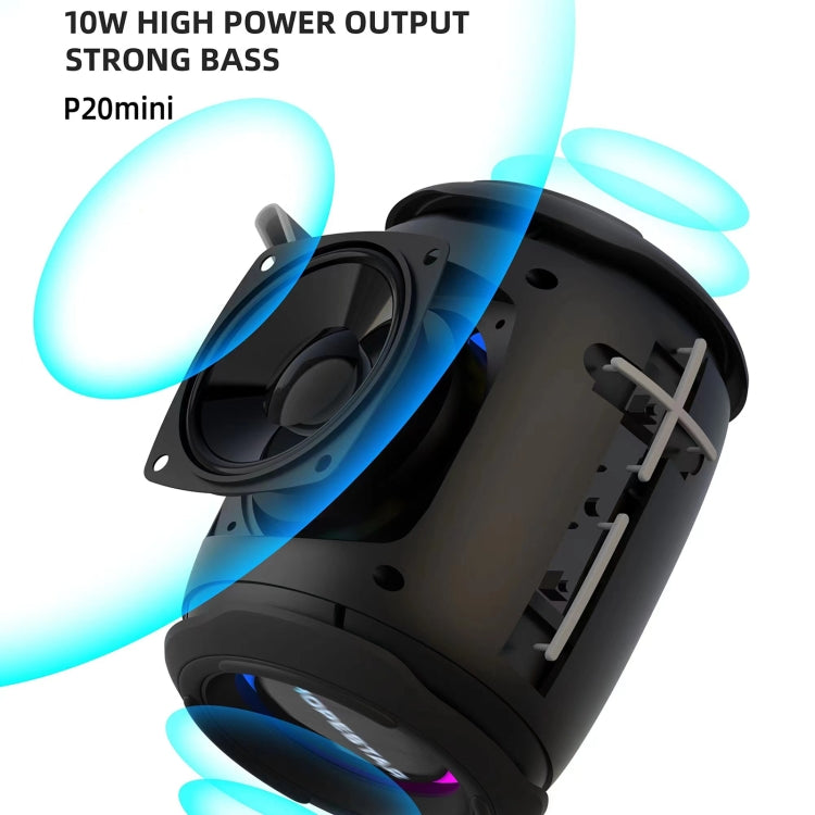 HOPESTAR P20 mini Water-resistant Wireless Bluetooth Speaker(Blue)