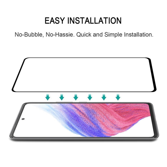 Full Glue Cover Screen Protector Tempered Glass Film For Samsung Galaxy A53 5G