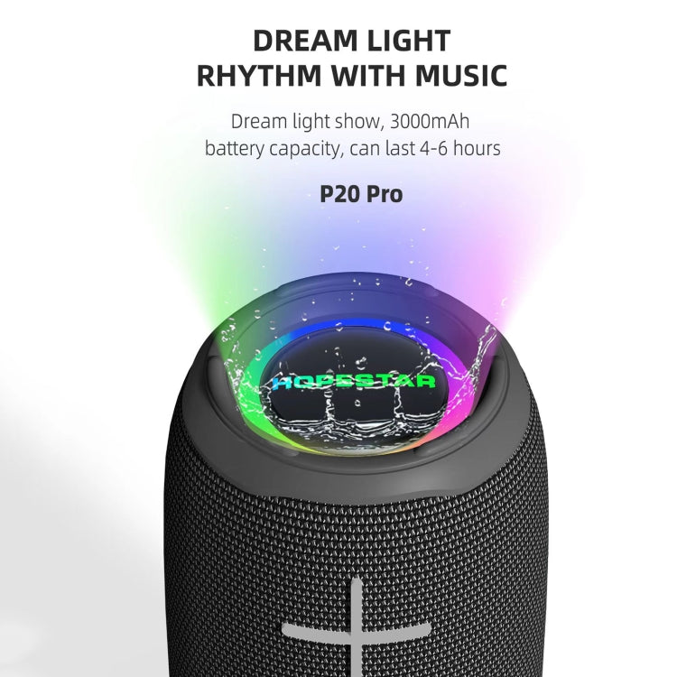 HOPESTAR P20 Pro Water-resistant Wireless Bluetooth Speaker(Red)
