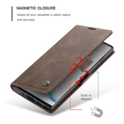 For Galaxy A81 / Note 10 Lite CaseMe Multifunctional Horizontal Flip Leather Case, with Card Slot & Holder & Wallet(Coffee)