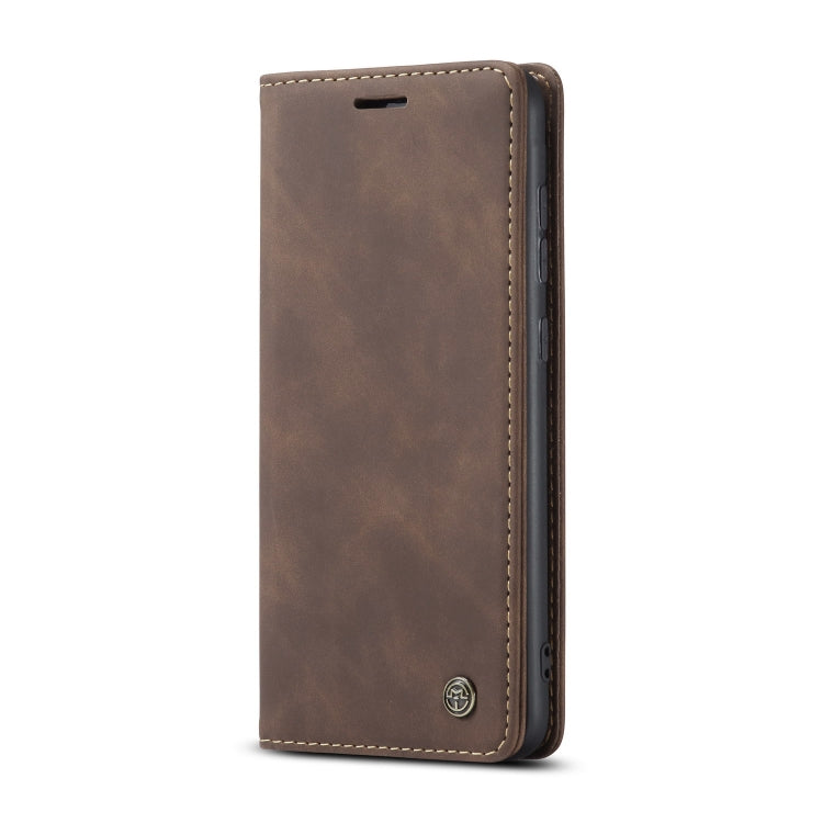 For Galaxy S20 Plus CaseMe Multifunctional Horizontal Flip Leather Case, with Card Slot & Holder & Wallet(Coffee)