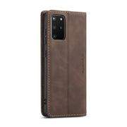 For Galaxy S20 Plus CaseMe Multifunctional Horizontal Flip Leather Case, with Card Slot & Holder & Wallet(Coffee)