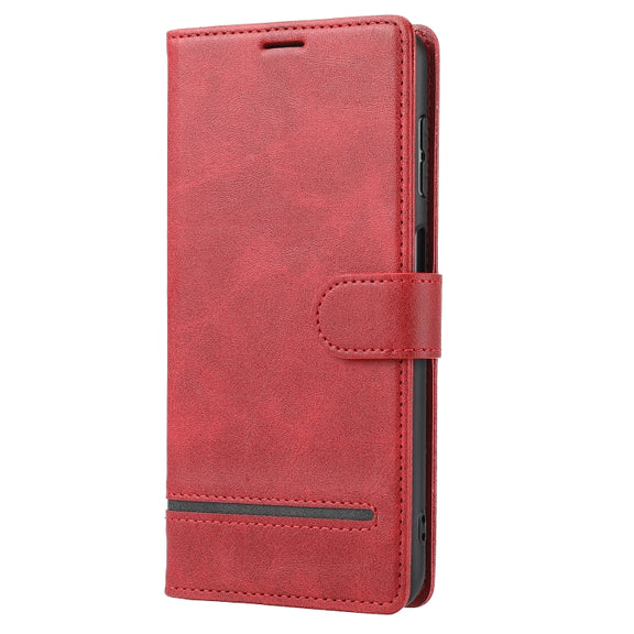 For Huawei P20 Lite Classic Wallet Flip Leather Phone Case(Red)