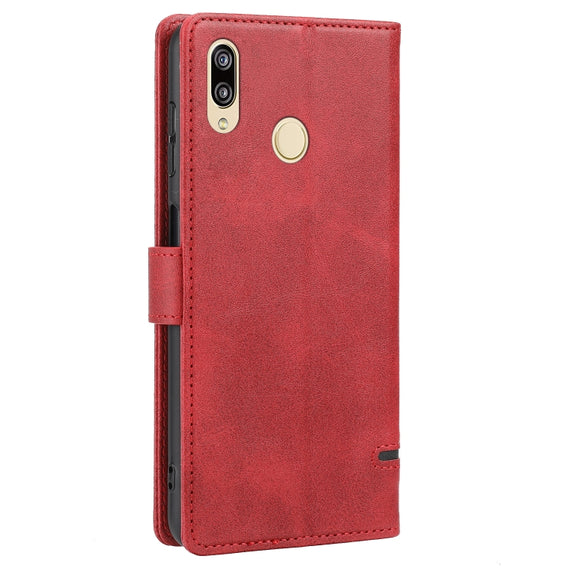 For Huawei P20 Lite Classic Wallet Flip Leather Phone Case(Red)