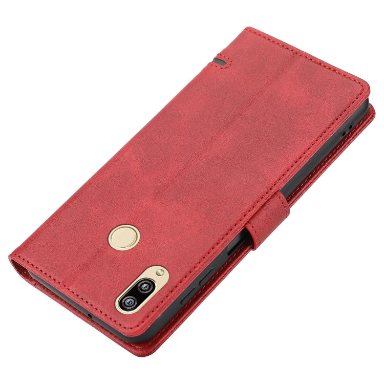 For Huawei P20 Lite Classic Wallet Flip Leather Phone Case(Red)