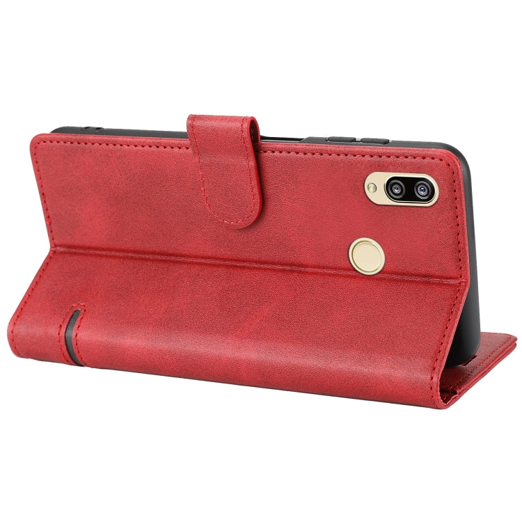 For Huawei P20 Lite Classic Wallet Flip Leather Phone Case(Red)