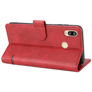 For Huawei P20 Lite Classic Wallet Flip Leather Phone Case(Red)