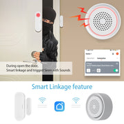 NEO NAS-AB03WT WiFi USB Siren Alarm with Temperature & Humidity Sensor