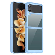 For Samsung Galaxy Z Flip4 5G Colorful Series Acrylic + TPU Phone Case(Blue)