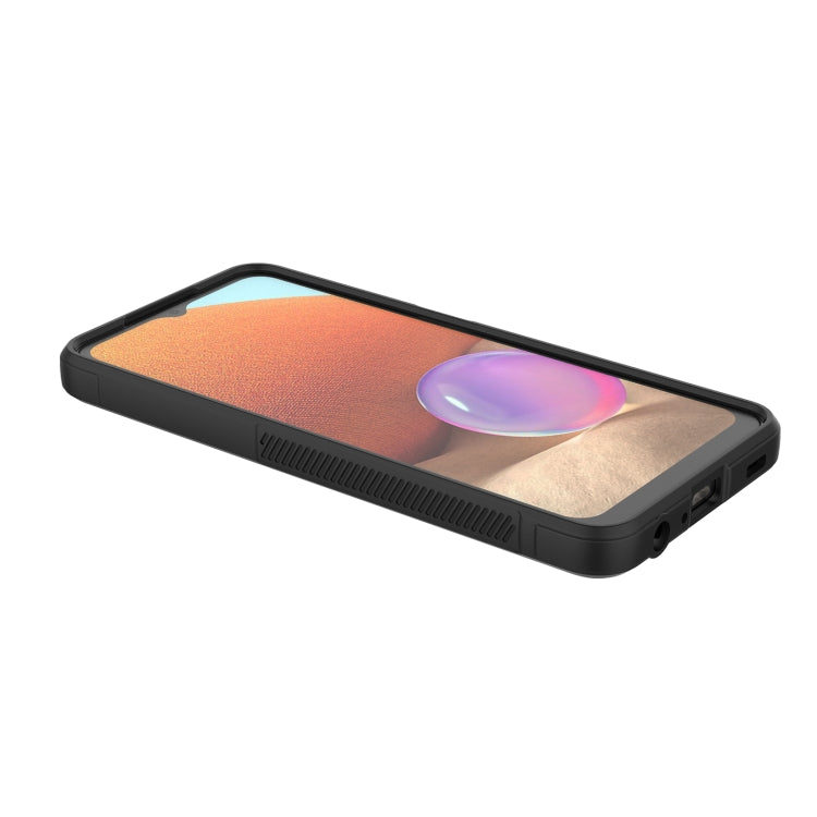 For Samsung Galaxy A32 5G Magic Shield TPU + Flannel Phone Case(Dark Grey)