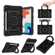 For Honor V6/Tablet V7 Armor Contrast Color Silicone + PC Tablet Case(Black) - Honor by PMC TechLife | Online Shopping South Africa | PMC TechLife | Buy Now Pay Later Mobicred