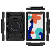 For Honor V6/Tablet V7 Armor Contrast Color Silicone + PC Tablet Case(Black)