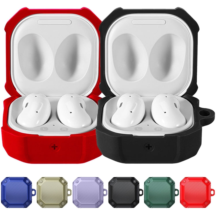For Samsung Galaxy Buds Live / Buds 2 / Buds Pro / Buds 2 Pro Shield Armor Water-resistant Wireless Earphone Protective Case(Black)