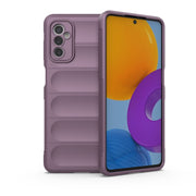 For Samsung Galaxy M52 5G Magic Shield TPU + Flannel Phone Case(Purple)