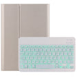 For Lenovo Tab M10 HD Gen 2 Backlight Bluetooth Keyboard Leather Tablet Case(Gold) - Lenovo Keyboard by PMC TechLife | Online Shopping South Africa | PMC TechLife | Buy Now Pay Later Mobicred