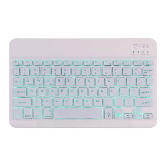 For Lenovo Tab M10 HD Gen 2 Backlight Bluetooth Keyboard Leather Tablet Case(Rose Gold)
