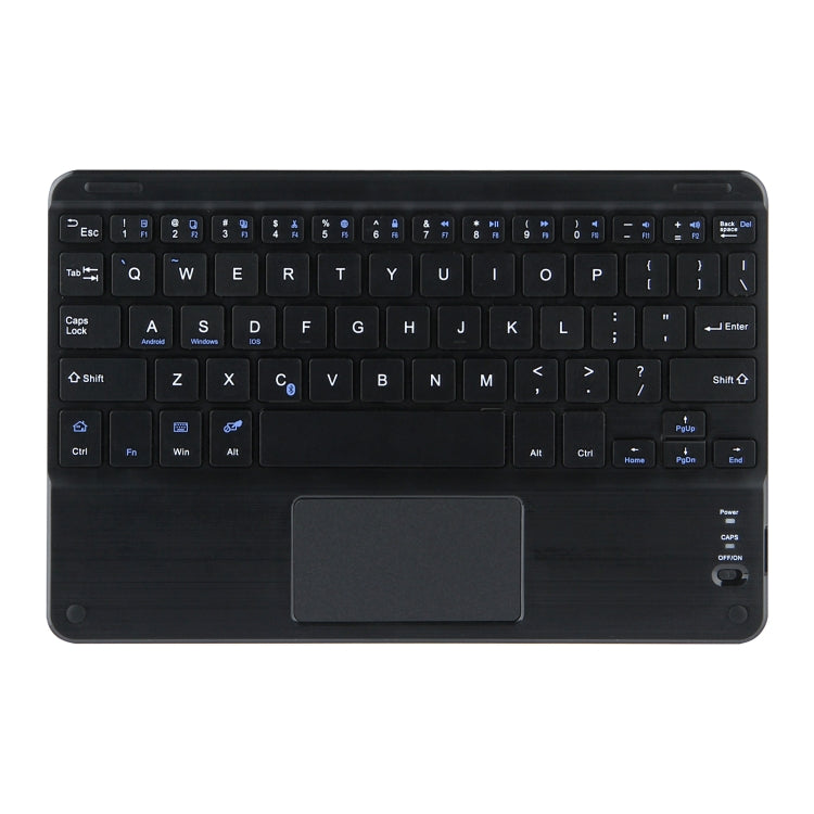 For Lenovo Tab M10 HD Gen 2 Touchpad Bluetooth Keyboard Leather Tablet Case(Black)