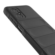 For Xiaomi Poco M4 5G Magic Shield TPU + Flannel Phone Case(Dark Green)