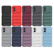 For Xiaomi Poco M4 5G Magic Shield TPU + Flannel Phone Case(Dark Green)