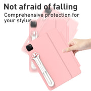 Stylus Silicone Magnetic Cartoon Pen Holder For Apple Pencil 1/2(Pink Magic Wand)