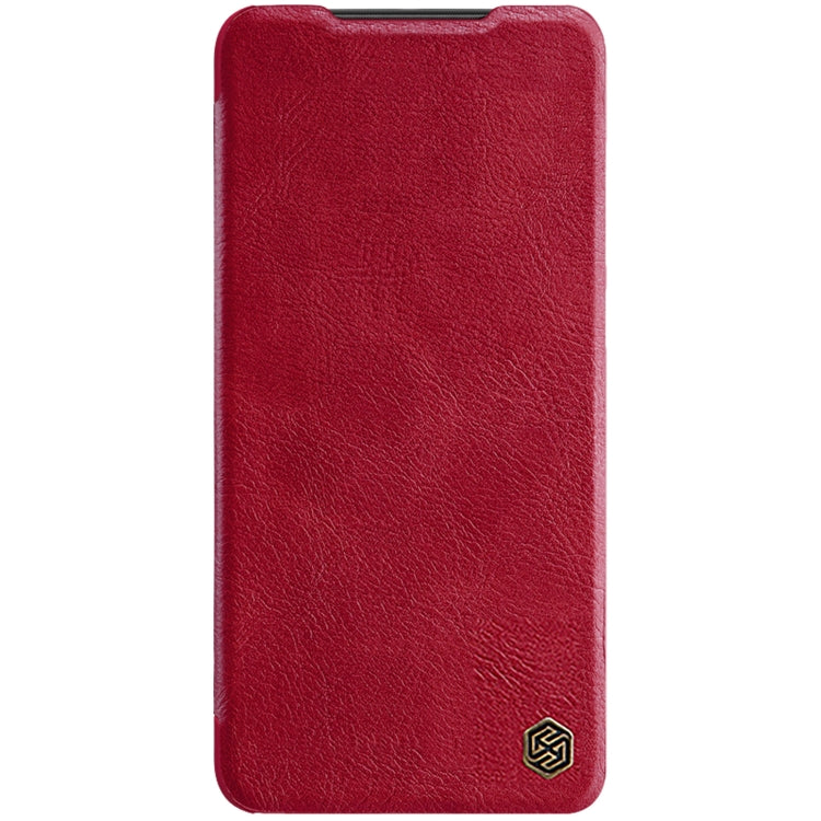 For Xiaomi Poco M4 Pro NILLKIN QIN Series Crazy Horse Texture Leather Phone Case(Red)