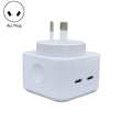 40W Dual PD USB-C / Type-C Charger for iPhone / iPad Series, AU Plug - USB Charger by PMC TechLife | Online Shopping South Africa | PMC TechLife | Buy Now Pay Later Mobicred