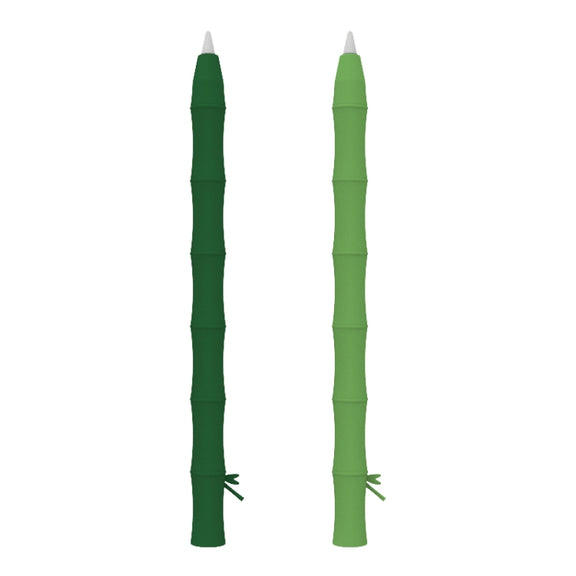 Bamboo Liquid Silicone Gel Stylus Pen Protective Case For Apple Pencil 1(Dark Green)