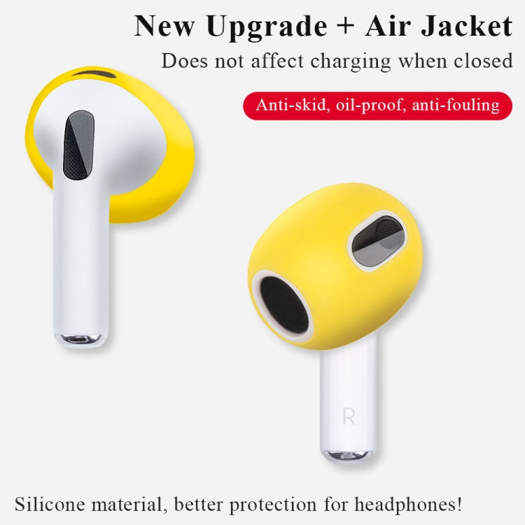 Ear Cap Silicone Protective Case for AirPods 3(Orange)