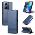 For vivo Y36 Global AZNS Magnetic Calf Texture Leather Phone Case(Dark Blu) - vivo Cases by AZNS | Online Shopping South Africa | PMC TechLife | Buy Now Pay Later Mobicred