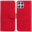 For Honor X8 Skin Feel Pure Color Flip Leather Phone Case(Red) - Honor Cases by PMC TechLife | Online Shopping South Africa | PMC TechLife | Buy Now Pay Later Mobicred