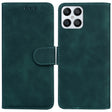 For Honor X8 Skin Feel Pure Color Flip Leather Phone Case(Green) - Honor Cases by PMC TechLife | Online Shopping South Africa | PMC TechLife | Buy Now Pay Later Mobicred