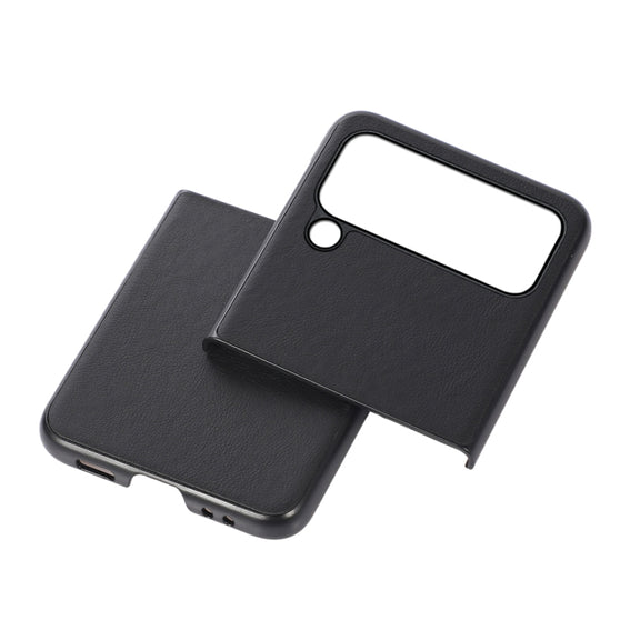 For Samsung Galaxy Z Flip4 Arashi Texture PU Phone Case(Black)
