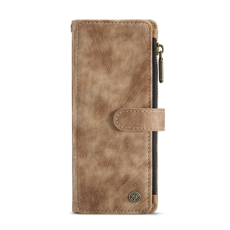 For Samsung Galaxy Z Fold3 5G CaseMe C30 Multifunctional Phone Leather Phone Case(Brown)