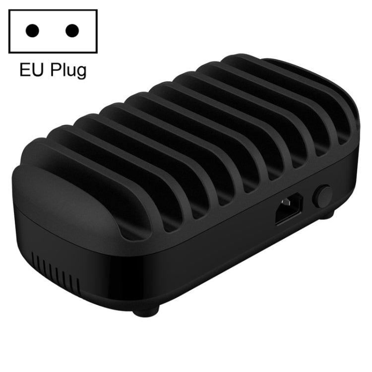 ORICO DUK-10P-DX 120W 5V 2.4A 10 Ports USB Charging Station, EU Plug(Black)