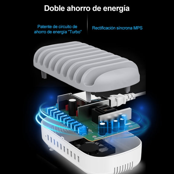 ORICO DUK-10P-DX 120W 5V 2.4A 10 Ports USB Charging Station, EU Plug(White)