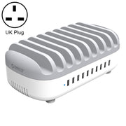 ORICO DUK-10P-DX 120W 5V 2.4A 10 Ports USB Charging Station, UK Plug(White)