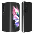 For Samsung Galaxy Z Fold4 5G LC.IMEEKE Shock-resistant Plain Leather All-inclusive Protective Case(Black) - Galaxy Z Fold4 5G Cases by LC.IMEEKE | Online Shopping South Africa | PMC TechLife | Buy Now Pay Later Mobicred