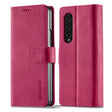 For Samsung Galaxy Z Fold4 5G LC.IMEEKE Calf Texture Leather Phone Case(Red) - Galaxy Z Fold4 5G Cases by LC.IMEEKE | Online Shopping South Africa | PMC TechLife | Buy Now Pay Later Mobicred