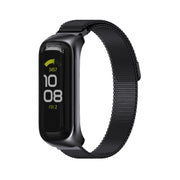 For Samsung Galaxy Fit 2 MIJOBS Milan Magnetic Stainless Steel Watch Band(Black) - Watch Bands by MIJOBS