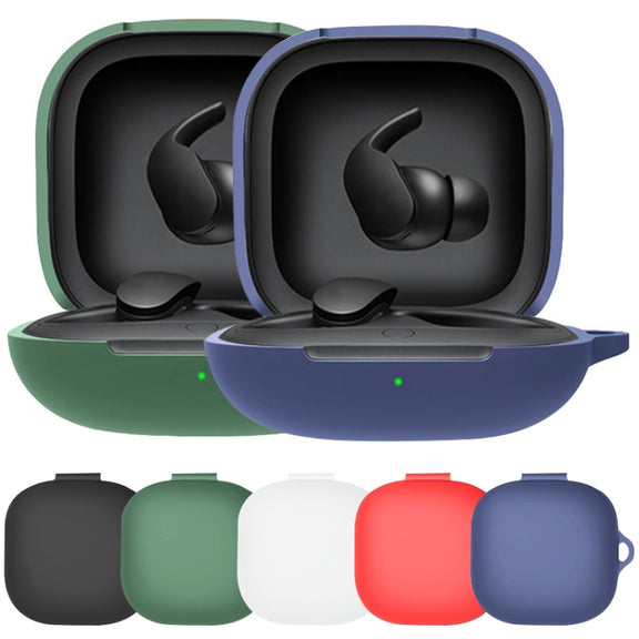 For Beats Fit Pro Wireless Earphone Silicone Protective Case(Dark Blue)