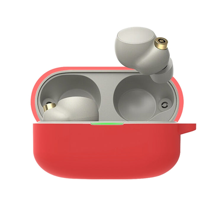 For Sony WF-1000XM4 Wireless Earphone Silicone Protective Case(Red)