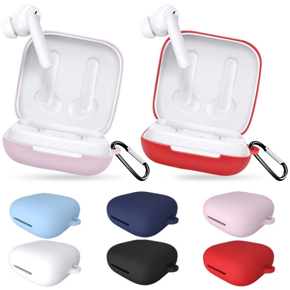 For OPPO Enco W51 Wireless Earphone Silicone Protective Case(Red)
