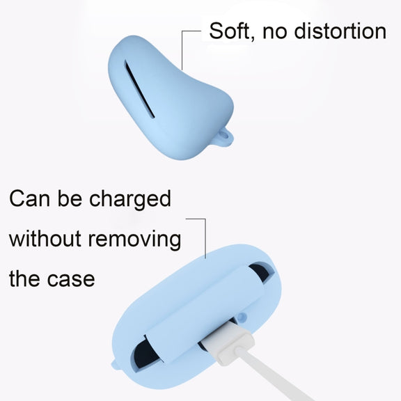 For OPPO Enco W51 Wireless Earphone Silicone Protective Case(Pink)