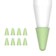8 PCS / Set Universal Wearable Stylus Nib Cover For Apple Pencil 1 / 2(Green) - Pencil Accessories by PMC TechLife | Online Shopping South Africa | PMC TechLife