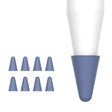 8 PCS / Set Universal Wearable Stylus Nib Cover For Apple Pencil 1 / 2(Blue) - Pencil Accessories by PMC TechLife | Online Shopping South Africa | PMC TechLife
