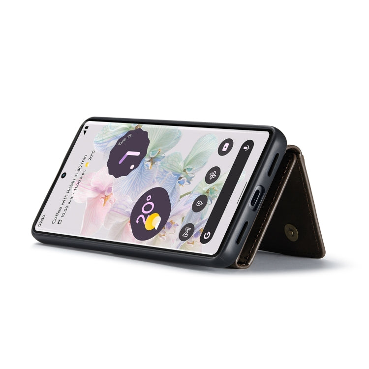 For Google Pixel 7 Pro 5G DG.MING M2 Series 3-Fold Multi Card Bag Phone Case(Black)