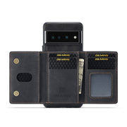 For Google Pixel 7 Pro 5G DG.MING M2 Series 3-Fold Multi Card Bag Phone Case(Black)