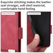 For OPPO A57 5G 2022 / Realme V23 5G Magnetic Clasp Leather Phone Case(Red)