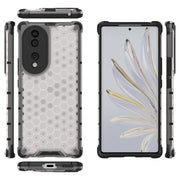 For Honor 70 5G Honeycomb Phone Case(White)