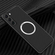 For Samsung Galaxy S22 Plus 5G Carbon Fiber Texture MagSafe Magnetic Phone Case(Black) - Galaxy S22+ 5G Cases by PMC TechLife | Online Shopping South Africa | PMC TechLife | Buy Now Pay Later Mobicred